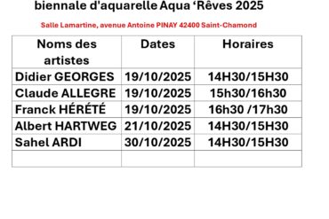 Stages 8ème biennale